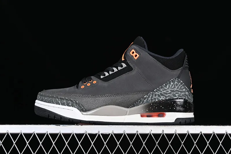 All categories Air Jordan Jordan series basketball shoes Air Jordan 3 Air Jordan 3 Retro "Fear" AJ3 Joe 3 fear dark gray CT8532-080